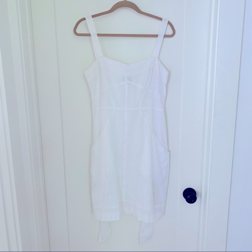 Theory stretch linen dress